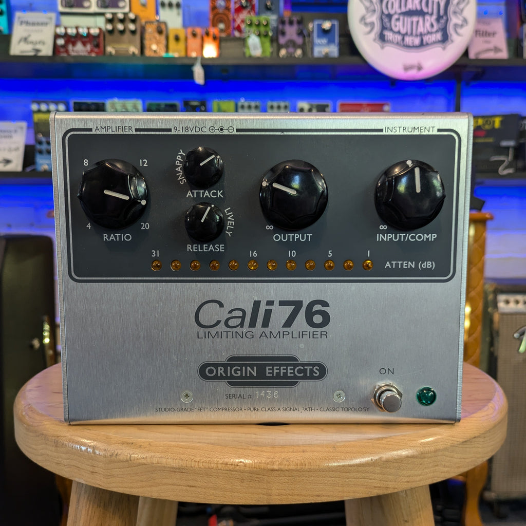cali76 pedal Origin Effects Cali76-TX Limiting Amplifier Reissue Compressor Pedal #