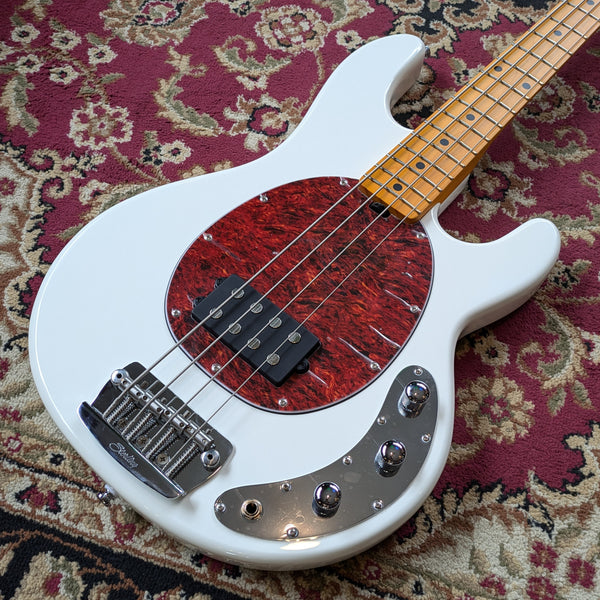Sterling By Music Man StingRay Classic RAY24CA Bass Guitar Olympic White #SR75723