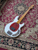 Sterling By Music Man StingRay Classic RAY24CA Bass Guitar Olympic White