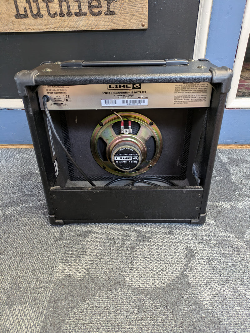 Line 6 Spider II 15 15-Watt 1x8" Digital Modeling Guitar Practice Amp