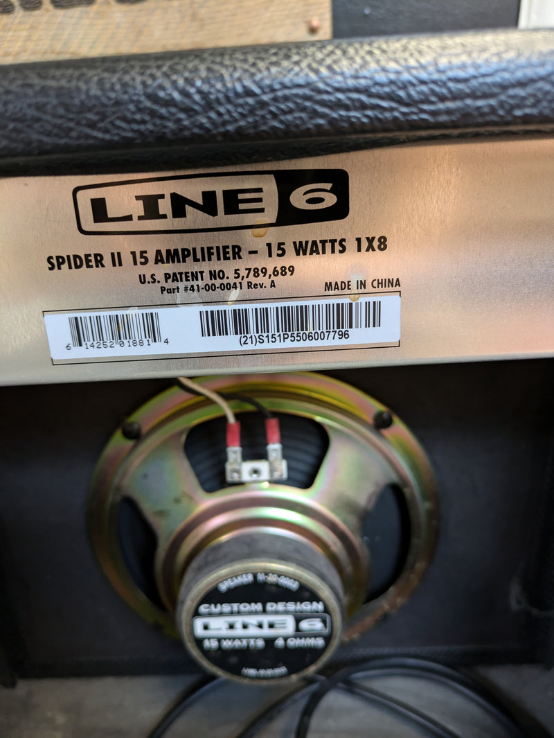 Line 6 Spider II 15 15-Watt 1x8" Digital Modeling Guitar Practice Amp