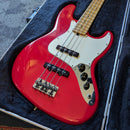 Fender American Standard Jazz Bass 2001 Hot Rod Red w/Case