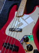Fender American Standard Jazz Bass 2001 Hot Rod Red w/Case