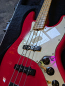 Fender American Standard Jazz Bass 2001 Hot Rod Red w/Case
