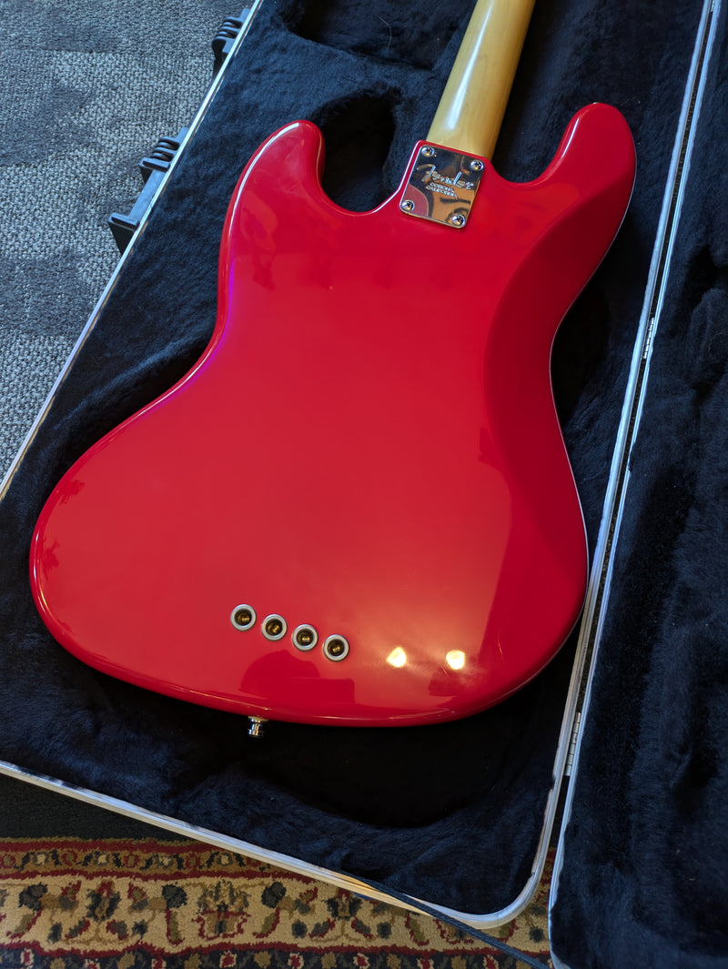 Fender American Standard Jazz Bass 2001 Hot Rod Red w/Case