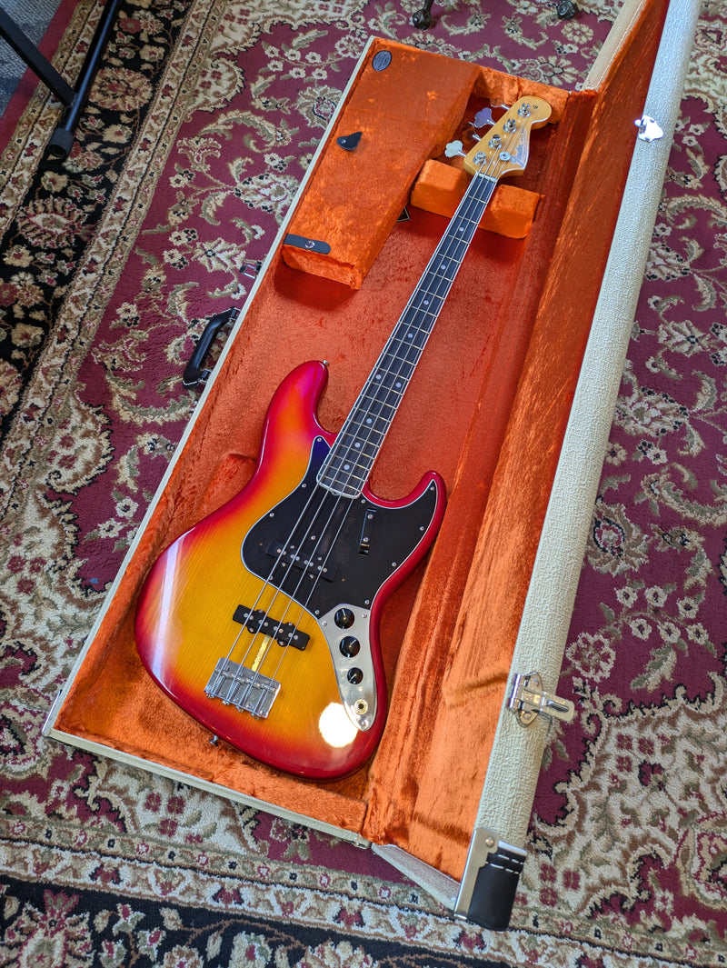 Fender Rarities Series Flame Ash Top American Original '60s Jazz Bass 2019 Plasma Red Burst w/Case & COA