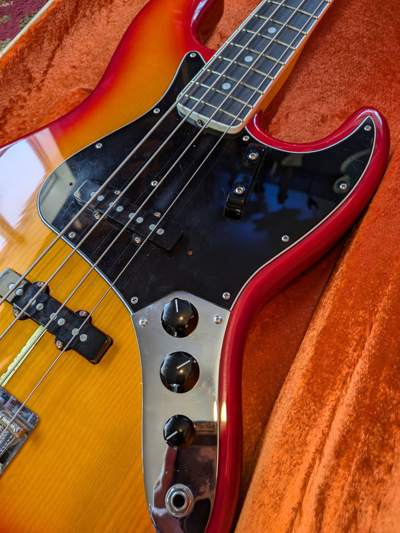 Fender Rarities Series Flame Ash Top American Original '60s Jazz Bass 2019 Plasma Red Burst w/Case & COA