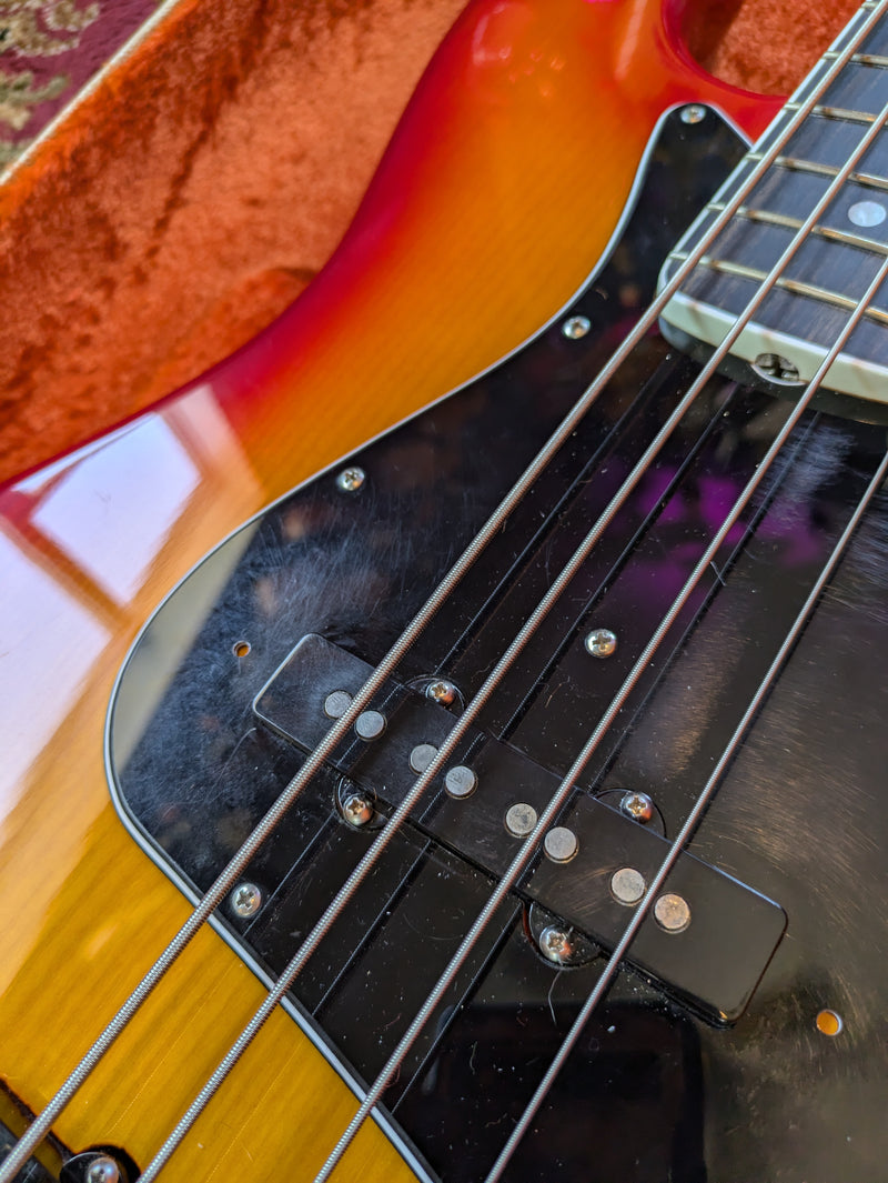 Fender Rarities Series Flame Ash Top American Original '60s Jazz Bass 2019 Plasma Red Burst w/Case & COA