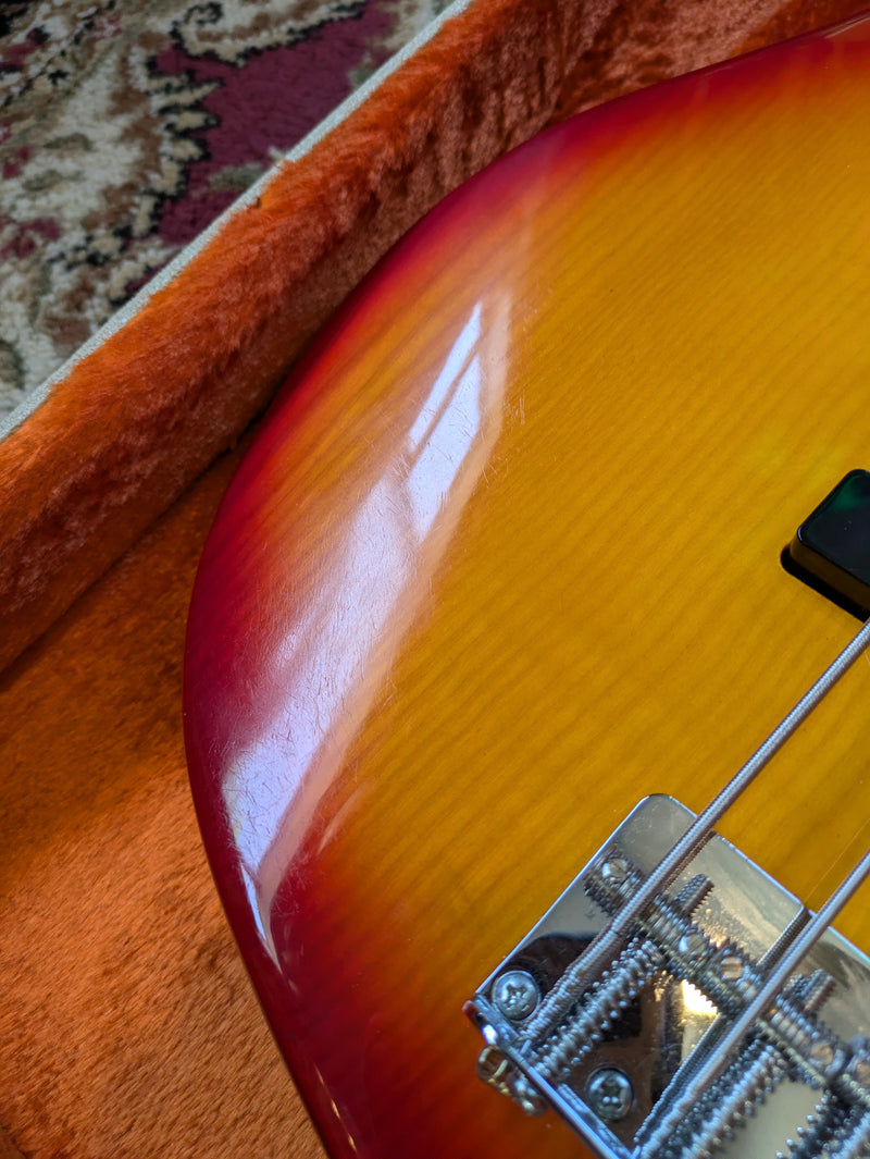 Fender Rarities Series Flame Ash Top American Original '60s Jazz Bass 2019 Plasma Red Burst w/Case & COA