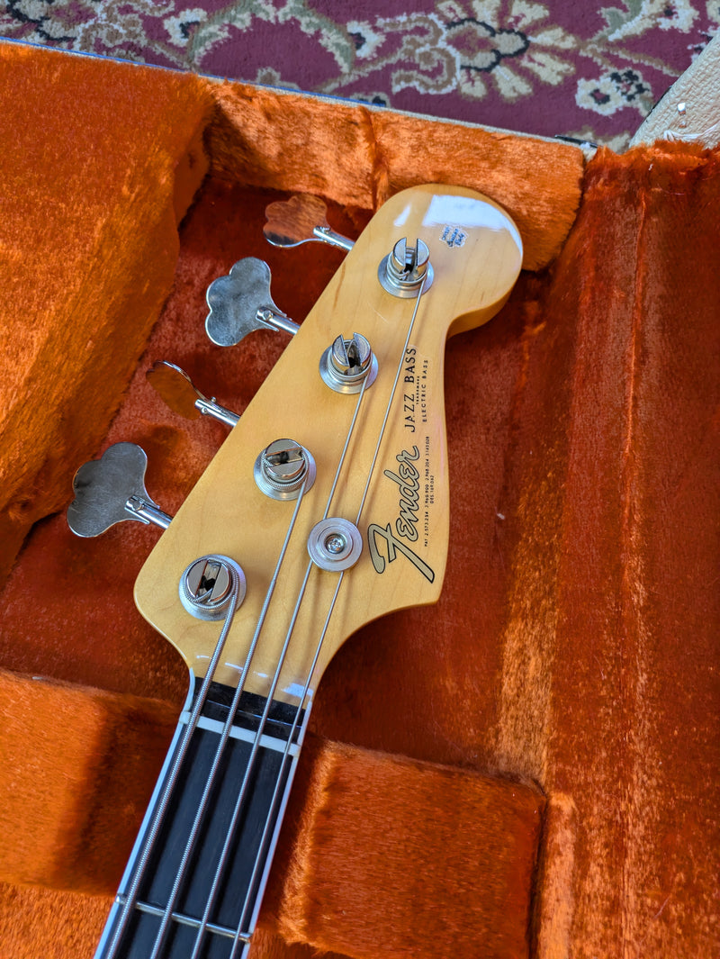 Fender Rarities Series Flame Ash Top American Original '60s Jazz Bass 2019 Plasma Red Burst w/Case & COA