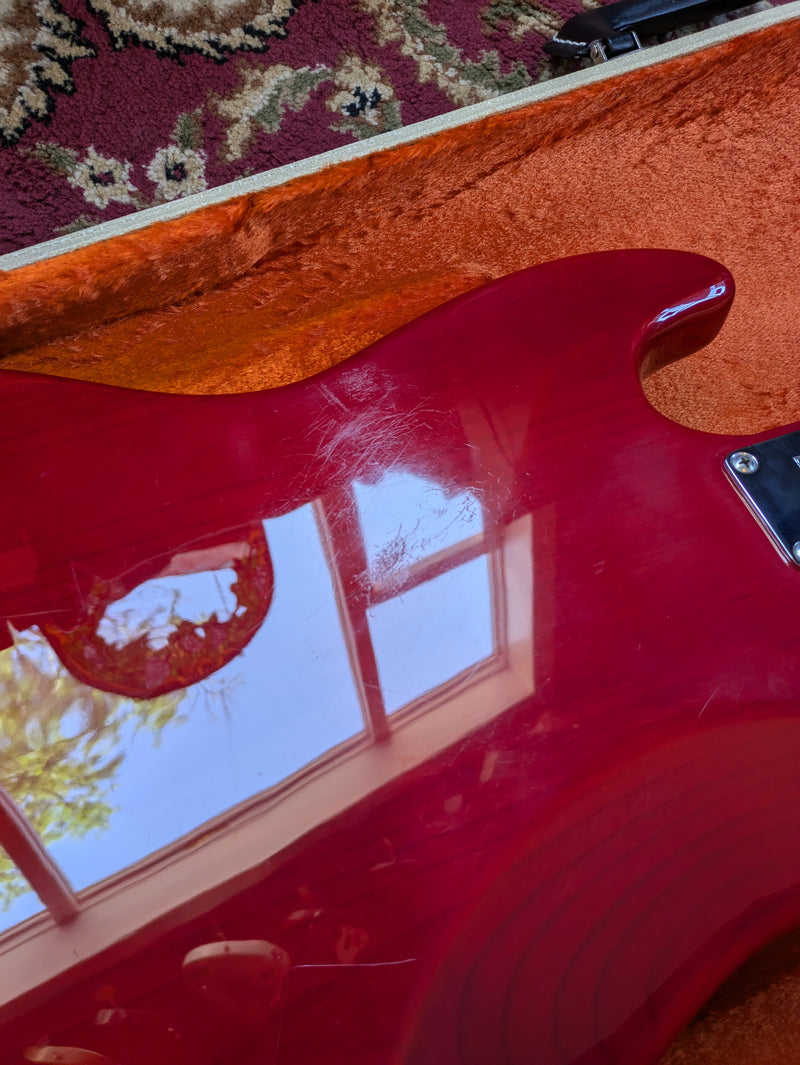 Fender Rarities Series Flame Ash Top American Original '60s Jazz Bass 2019 Plasma Red Burst w/Case & COA