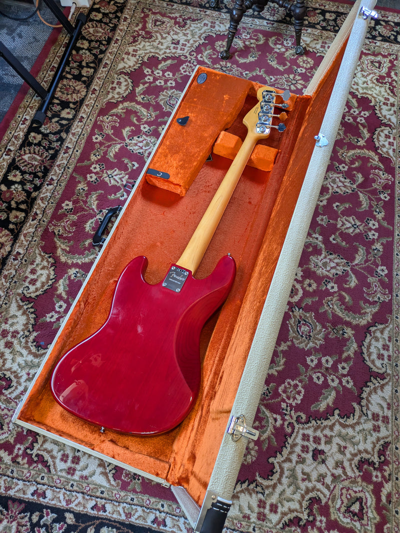Fender Rarities Series Flame Ash Top American Original '60s Jazz Bass 2019 Plasma Red Burst w/Case & COA