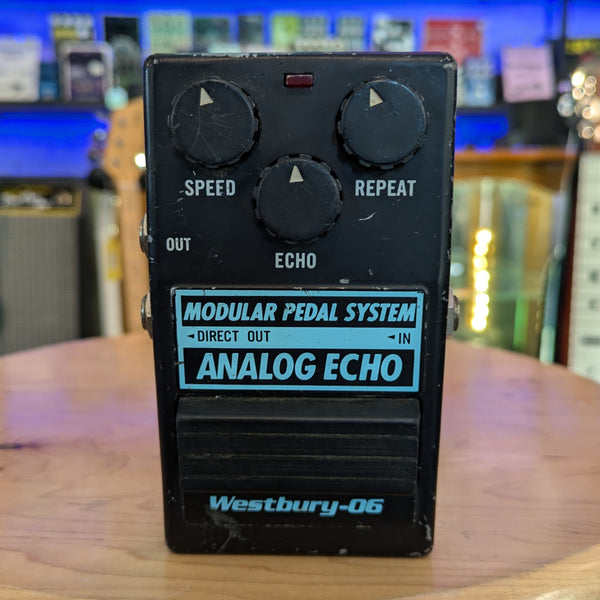 Westbury Unicord W-06 Analog Echo Pedal 1980s Japan #003245