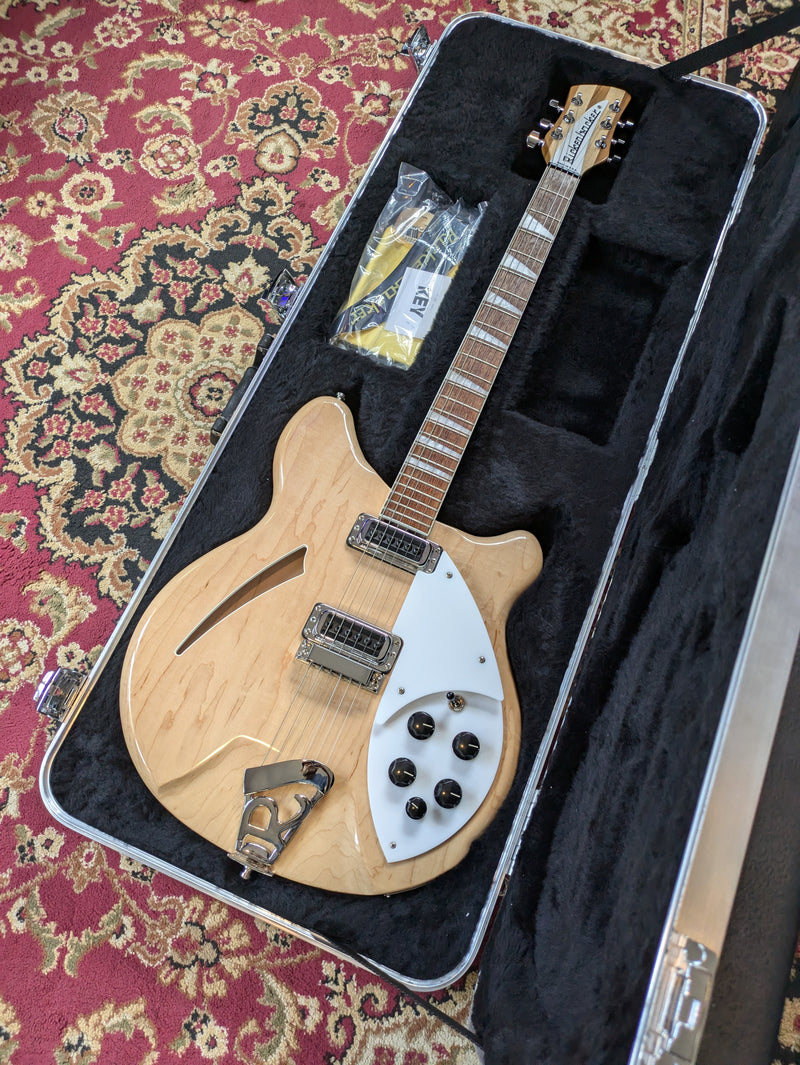 Rickenbacker 360 Electric Guitar 2022 Natural w/Ric Case