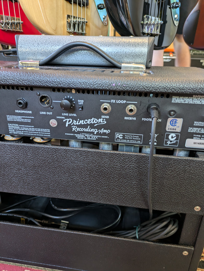 Fender Princeton Recording Amp 15-Watt 1x10" Guitar Combo w/Footswitch & Cover