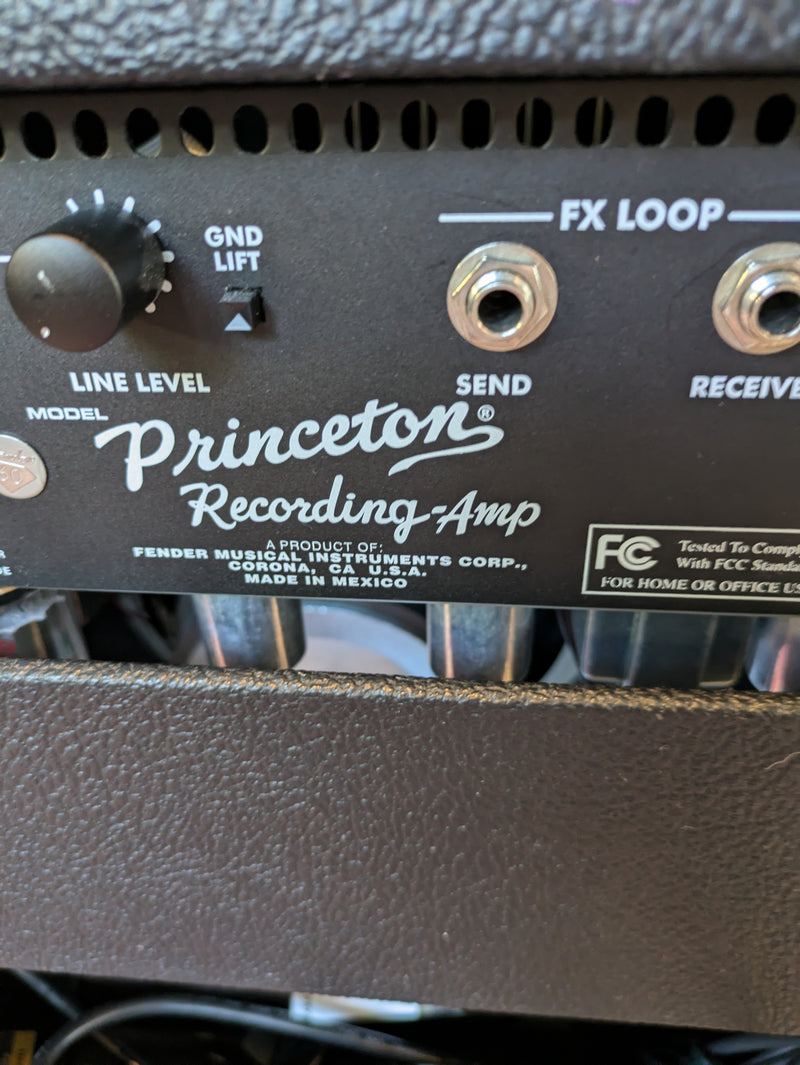 Fender Princeton Recording Amp 15-Watt 1x10" Guitar Combo w/Footswitch & Cover