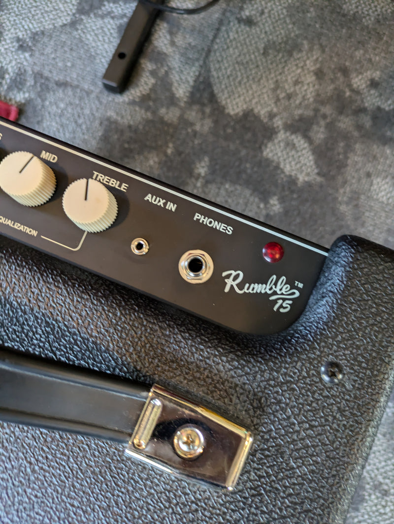 Fender Rumble 15 V3 1x8" 15-Watt Bass Combo Amp 2020