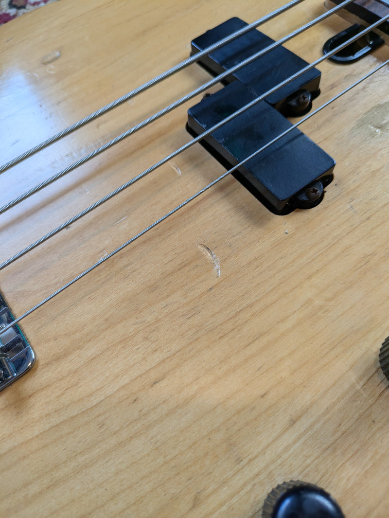 Yamaha RBX260 4-String Electric Bass Guitar 1996 Natural