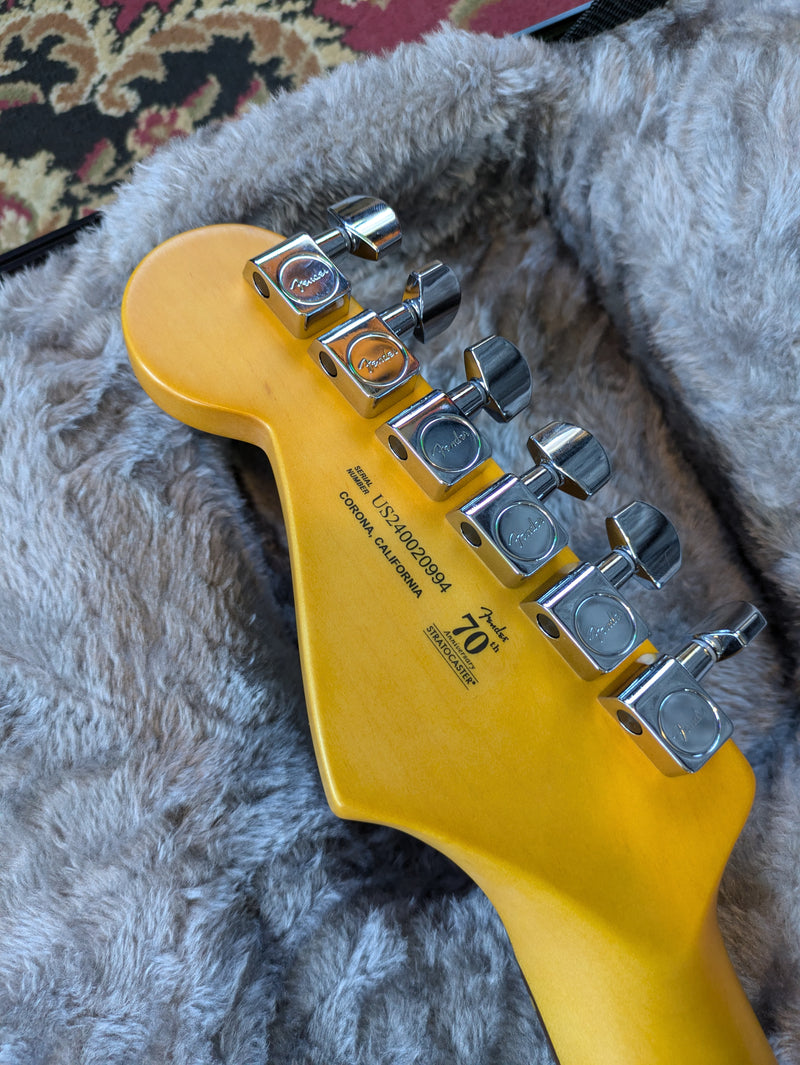 Fender American Professional II Stratocaster HSS with Rosewood Fretboard 2024 Mercury w/Case & COA