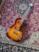 Eastwood Airline Tuxedo 2017 Hollowbody Electric Sunburst *Humbucker Custom*