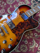Eastwood Airline Tuxedo 2017 Hollowbody Electric Sunburst *Humbucker Custom*