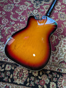 Eastwood Airline Tuxedo 2017 Hollowbody Electric Sunburst *Humbucker Custom*