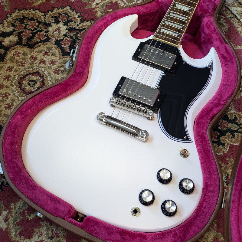 Epiphone '61 Les Paul SG Standard 2023 Aged Classic White w/Epiphone Case