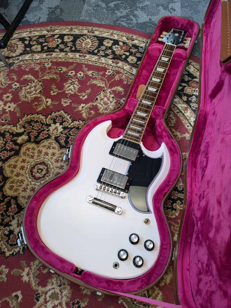 Epiphone '61 Les Paul SG Standard 2023 Aged Classic White w/Epiphone Case