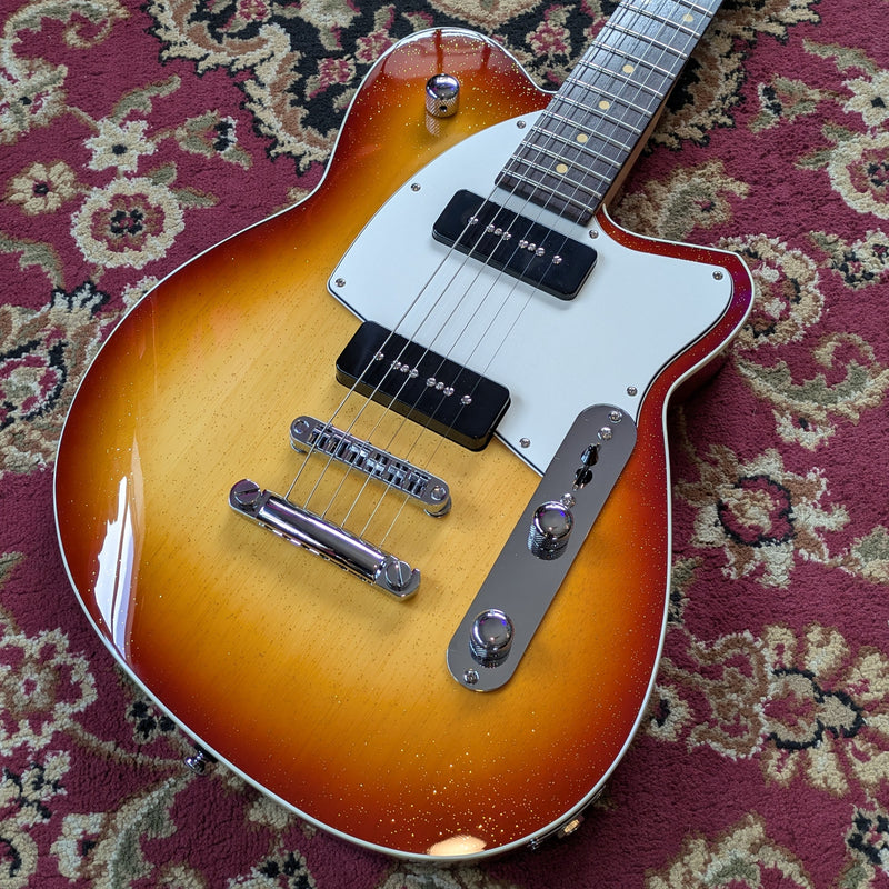 Reverend Charger 290 Electric Guitar Fireburst Sparkle Rosewood Neck