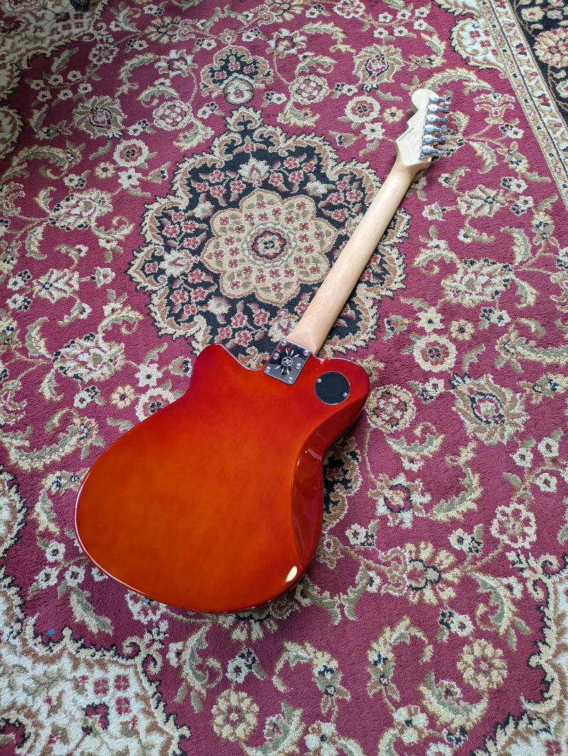 Reverend Charger 290 Electric Guitar Fireburst Sparkle Rosewood Neck