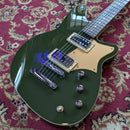 Reverend Descent RA Baritone Electric Guitar Army Green