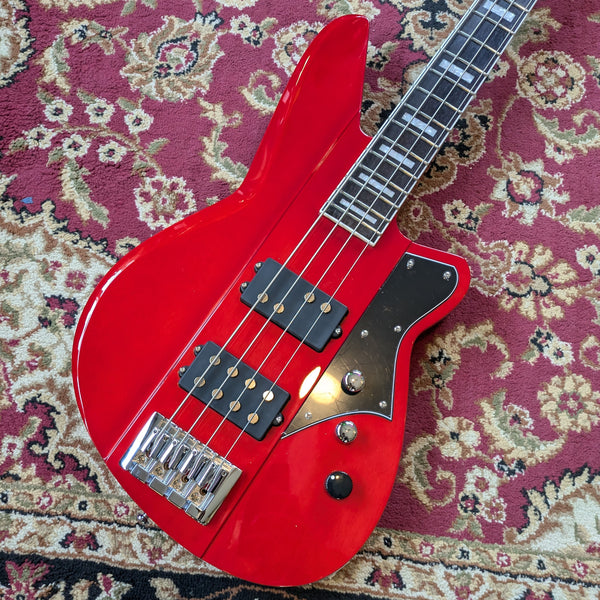 Reverend Thundergun Electric Bass Transparent Cherry #67108