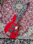 Reverend Thundergun Electric Bass Transparent Cherry