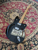 Reverend Air Sonic W Electric Guitar Midnight Black Maple Neck