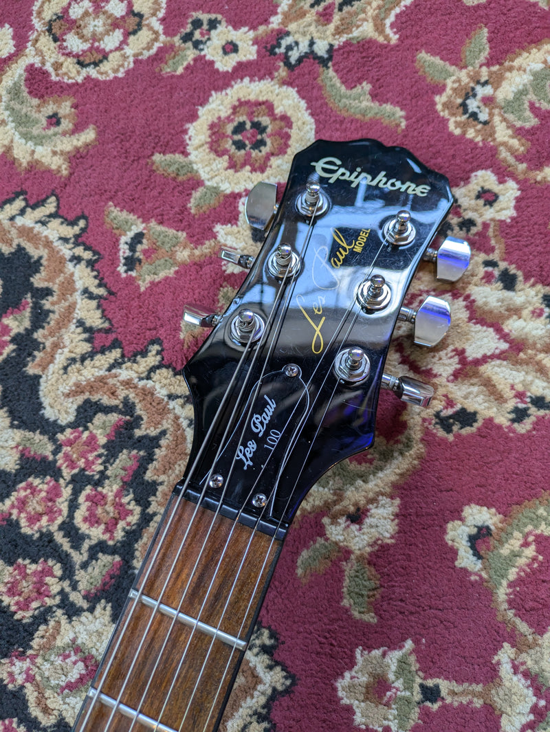 Epiphone Les Paul 100 Electric Guitar 2023 Ebony
