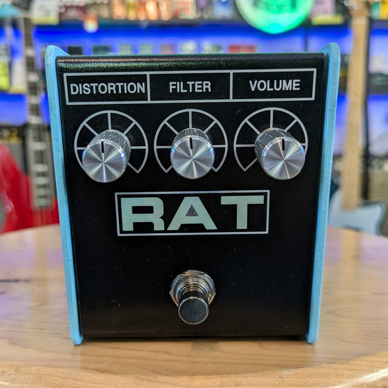 rat distortion pedal ProCo RAT 2 Distortion Fuzz Pedal *CCG Custom Blue*