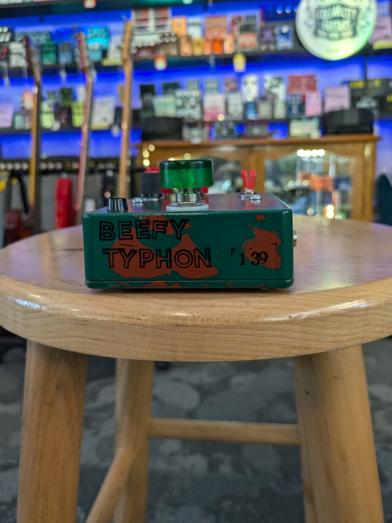 JTH Electronics Beefy Typhon Germanium+Silicon Fuzz Army Green/Rust