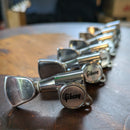 Gibson 6 In-Line Tuners Chrome 1980s Block Logo