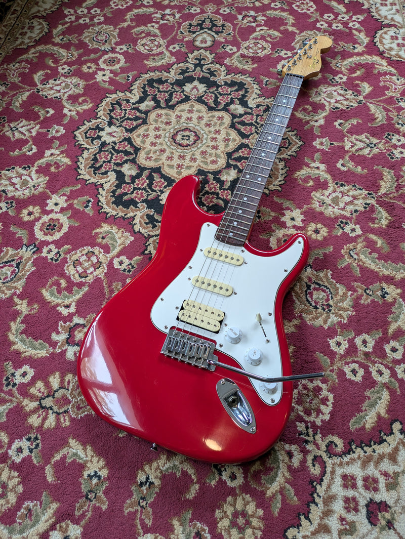 Squier II Standard Stratocaster HSS (Made In India) 1990 Red