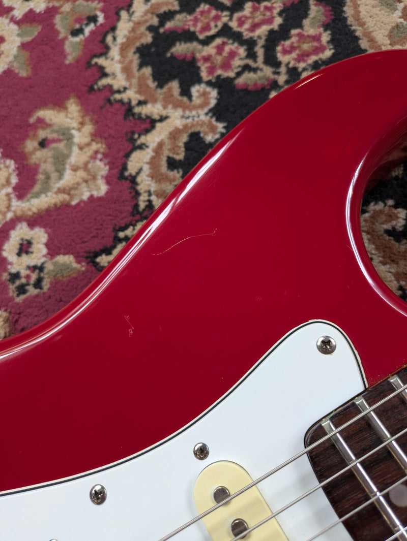 Squier II Standard Stratocaster HSS (Made In India) 1990 Red