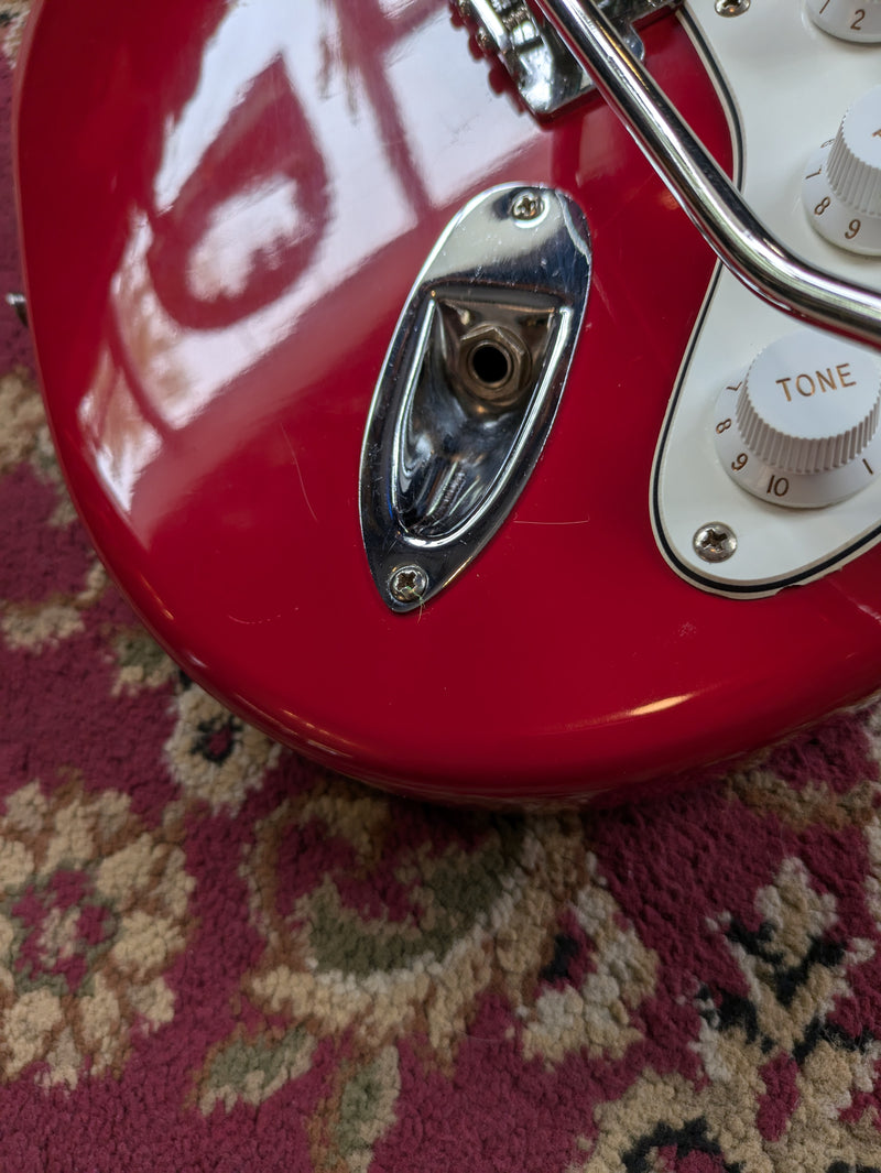 Squier II Standard Stratocaster HSS (Made In India) 1990 Red