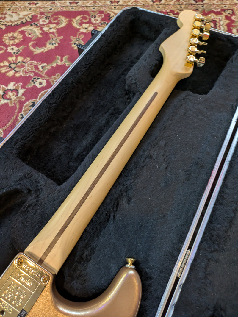 Fender Mod Shop Stratocaster HSS 2023 Shoreline Gold w/Case