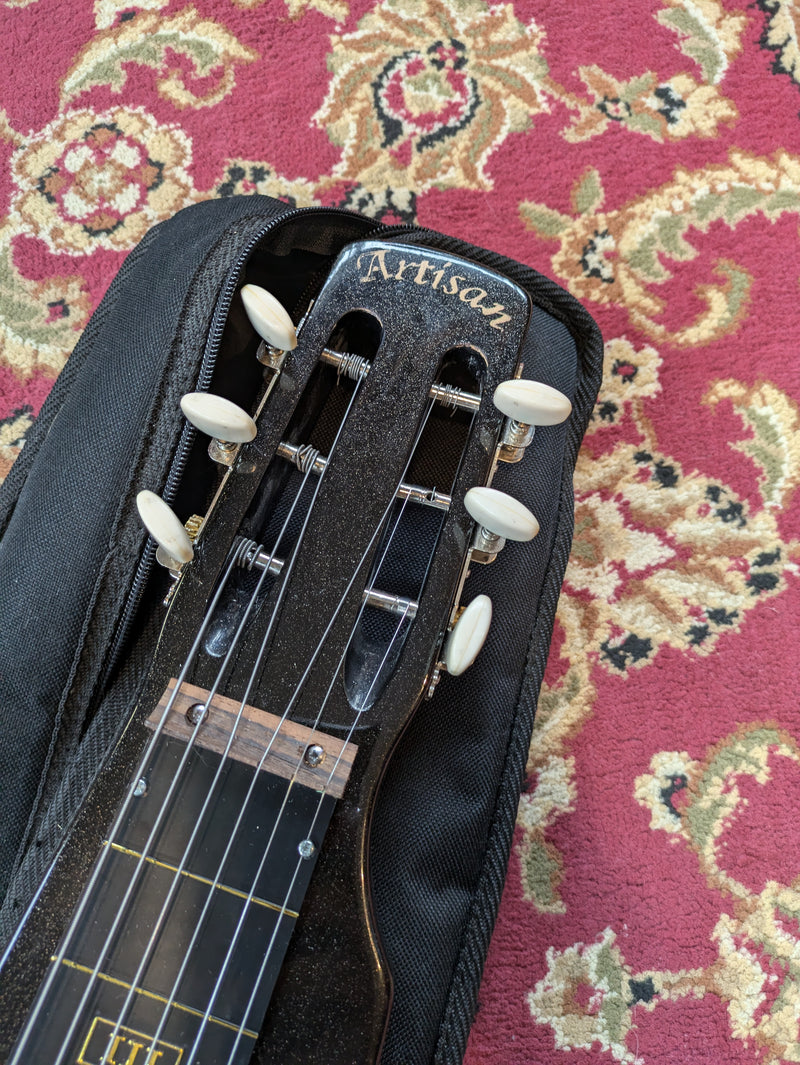 Artisan EA-1 Electric Lap Steel Guitar Black w/Gig Bag
