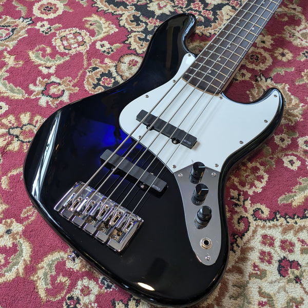 Squier Affinity Jazz Bass V 2020 Black *EMG Active Pickups* #CYKJ20003579