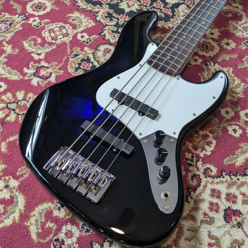 Squier Affinity Jazz Bass V 2020 Black *EMG Active Pickups*