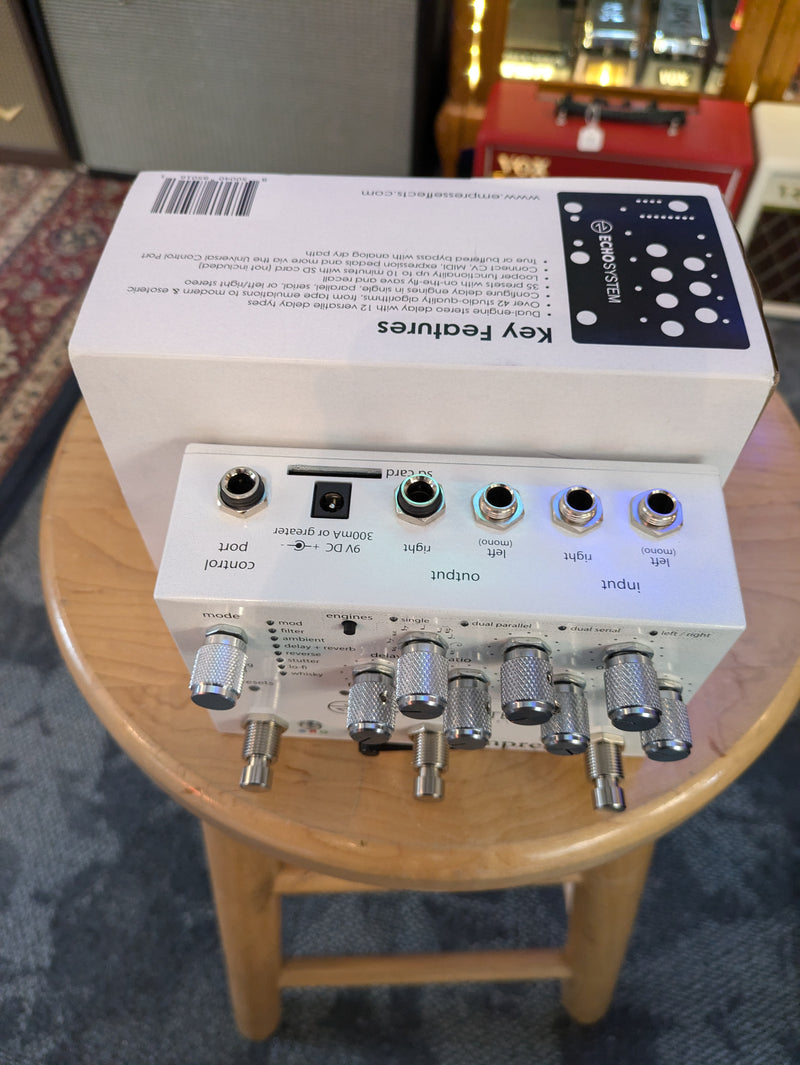 Empress Echosystem Dual Engine Delay Pedal w/Box