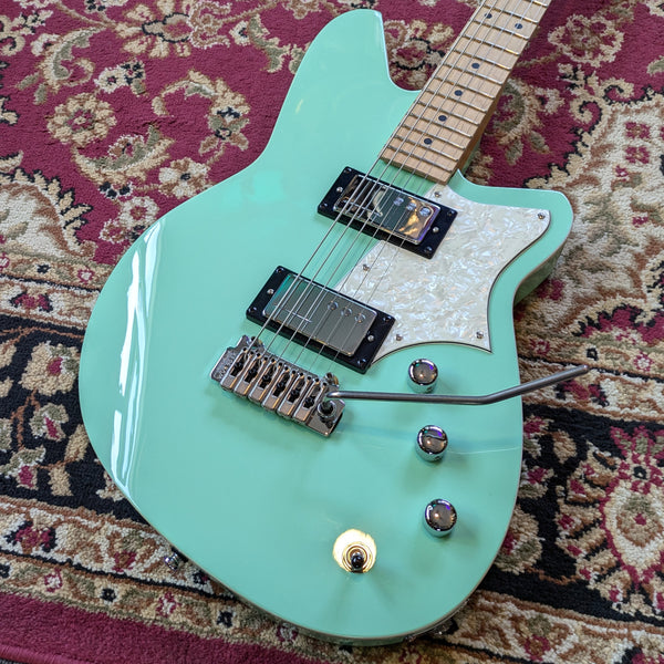 Reverend Descent W Baritone Electric Guitar Oceanside Green #57578 *B-Stock*