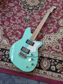 Reverend Descent W Baritone Electric Guitar Oceanside Green