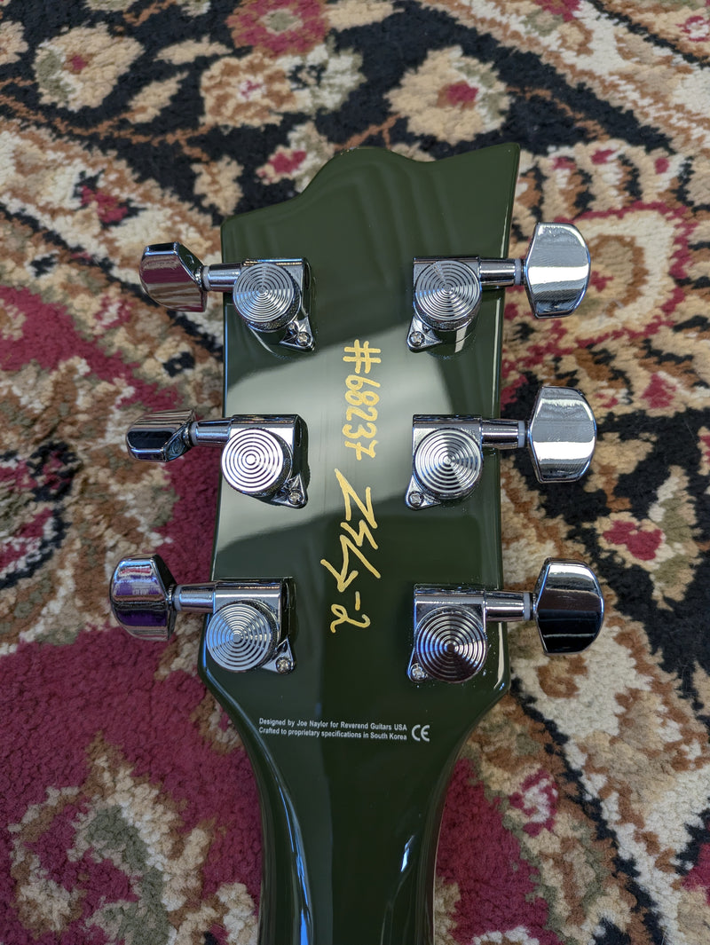 Reverend Sensei H90 Army Green Electric Guitar