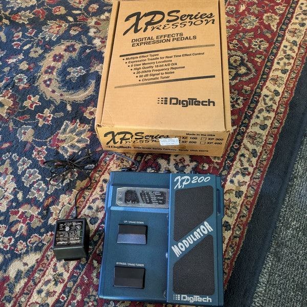 DigiTech XP-200 Modulator Pedal w/Box & Power Supply #FT47DC10207